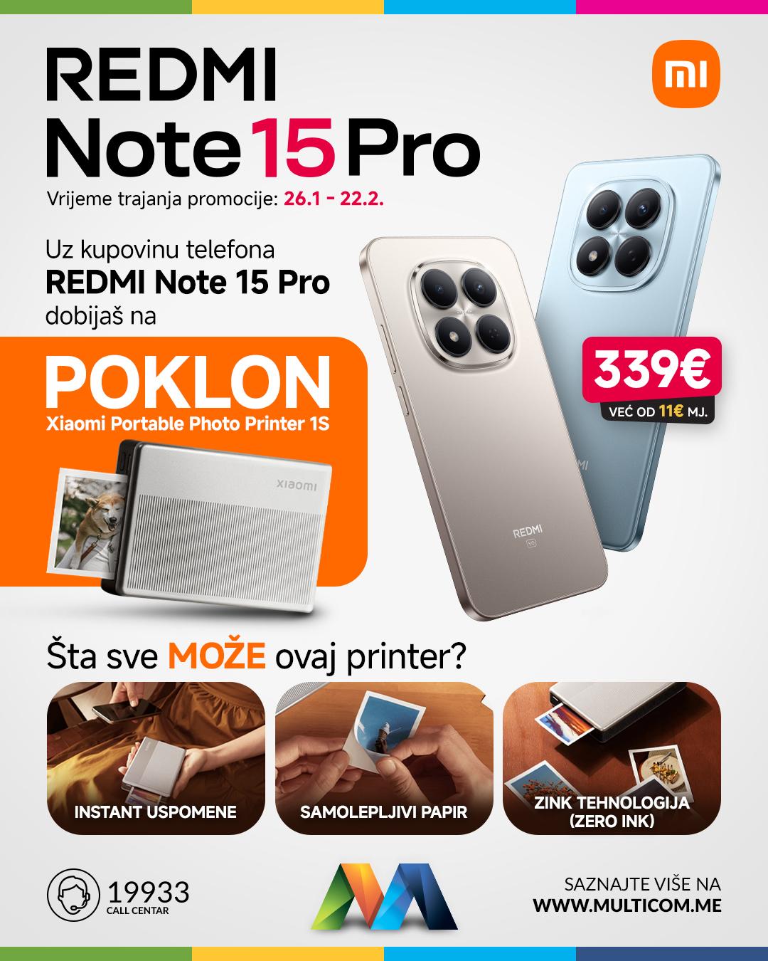 Xiaomi Redmi note 15 Pro 